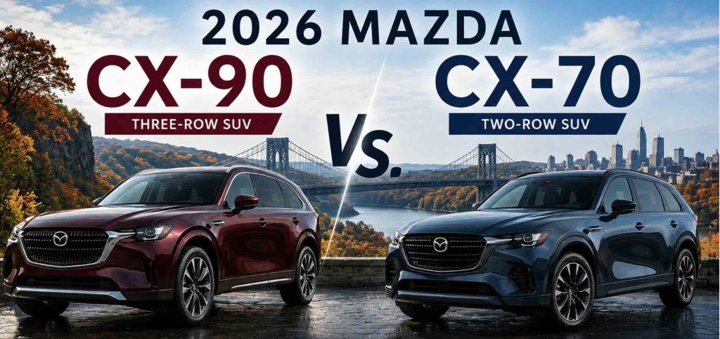 2026 Mazda CX-90 vs. 2026 Mazda CX-70
