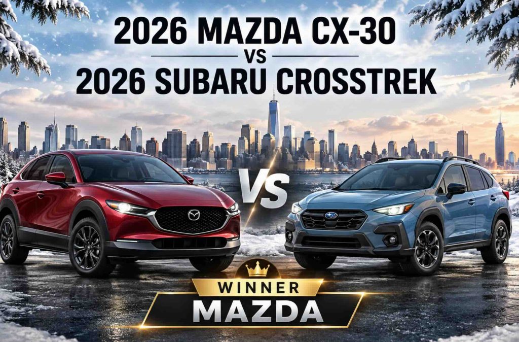 2026 Mazda CX 30 vs Subaru Crosstrek in Middletown, NY