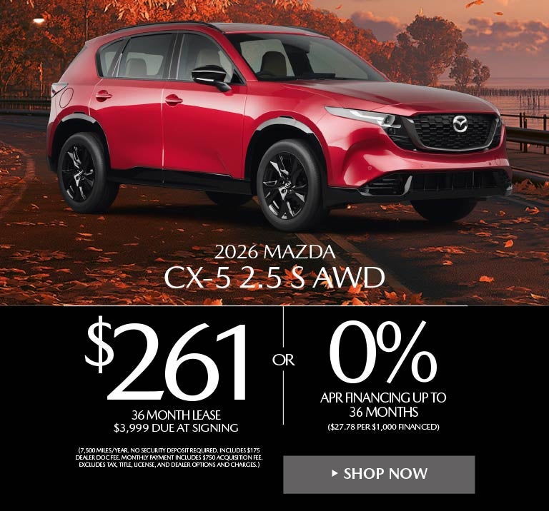 New 2026 MAZDA CX-5 Offer