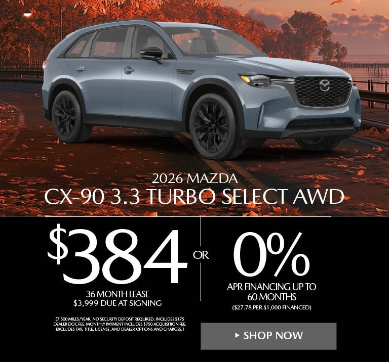 New 2026 MAZDA CX-90 Offer